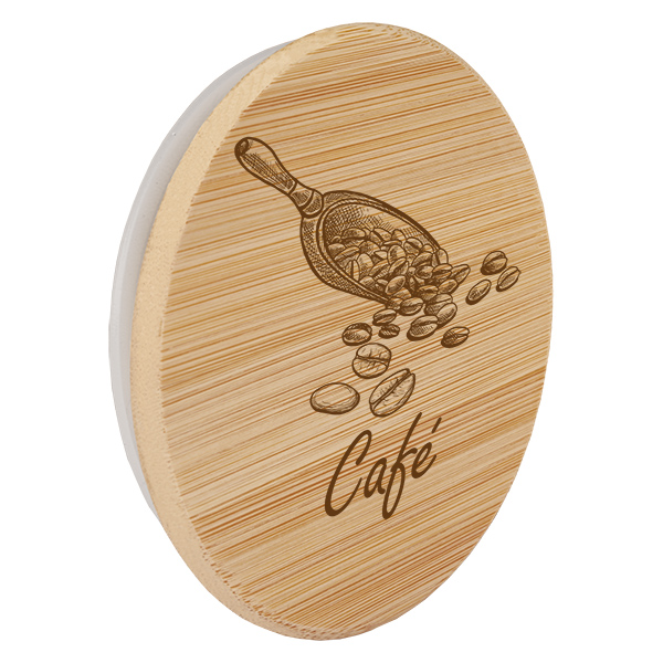 Bouchon en bois « café » pour WECK RR100
