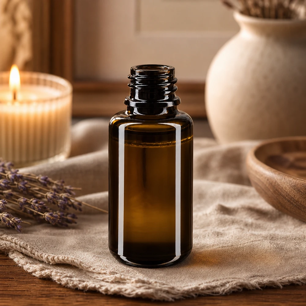 Flacon en verre violet 20 ml DIN18 (verre Miron) Miron Bouteille en verre violet Orion 20ml parfaite pour les applications d'aromathérapie et de bien-être