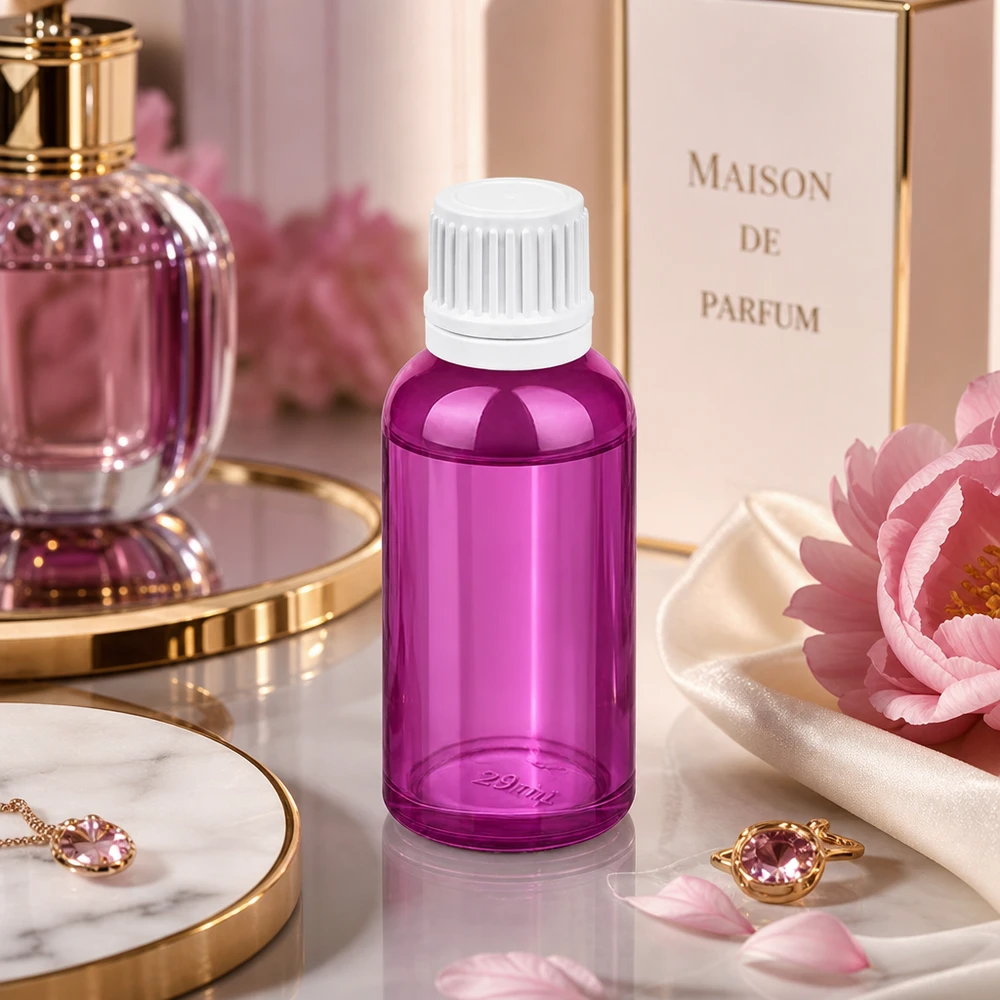Bouteille PurpleLine de 30 ml avec ouverture de goutte de 0,7 mm parfaite pour les sérums et les concentrés