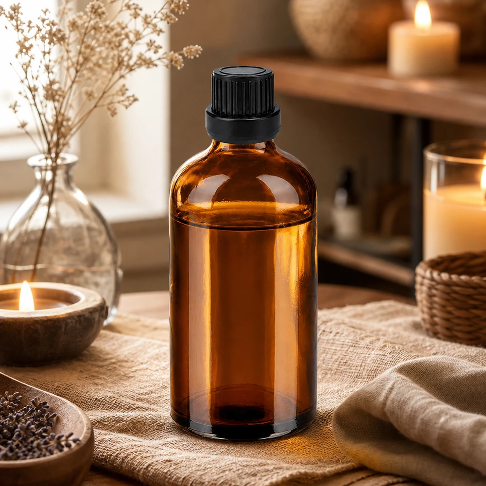100ml goutte à goutte. 2mm noir OV BrownLine UT18/100 Flacon compte-gouttes compact de 100 ml en verre teinté idéal pour les voyages et les applications mobiles