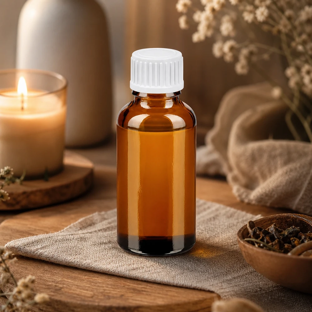 30ml flacon compte-gouttes 0.9mm blanc STD BrownLine UT18/30 Flacon en verre 30ml protégé de la lumière avec bouchon compte-gouttes blanc à l'épreuve des enfants