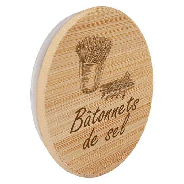 Paire en bois « Bâtonnets de sel » pour WECK RR100