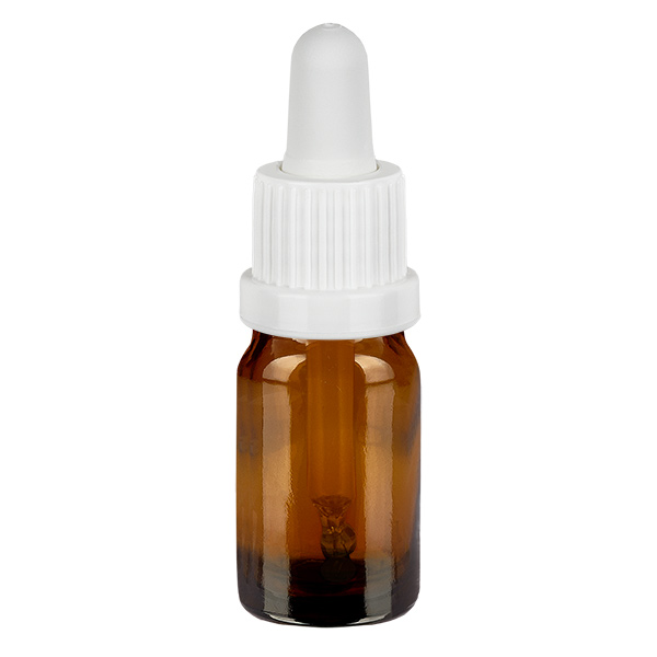 Flacon à pipette 5ml blanc OV BrownLine UT18/5