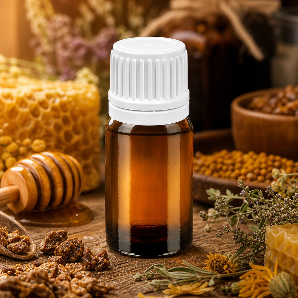 Flacon 5ml 11mm SV blanc OV BrownLine UT18/5 Flacon en verre brun de haute qualité de 5 ml avec protection contre la lumière et bouchon blanc pour les substances sensibles aux UV