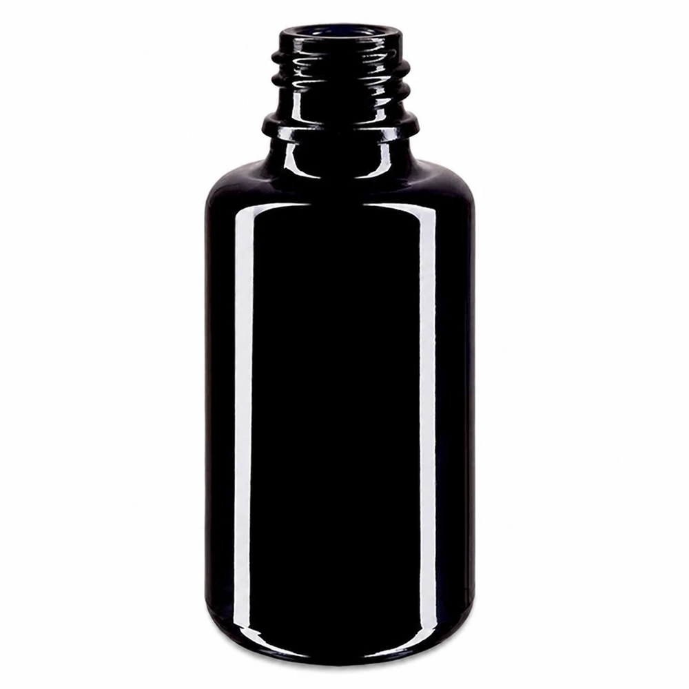 Flacon en verre violet 30 ml DIN18 (verre Miron) Flacon compte-gouttes Orion 30ml en verre violet spécial pour l'aromathérapie et la naturopathie