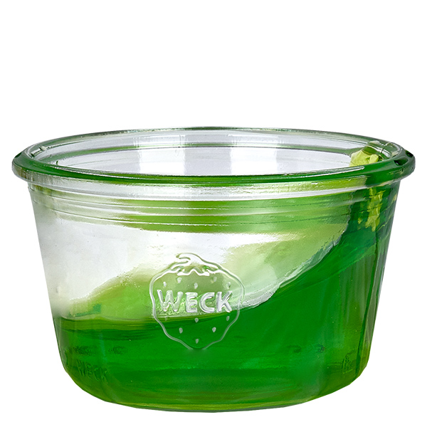 Lot de 12 bocaux Weck 370ml verres renversés