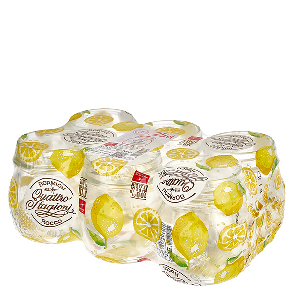 Verre rond 250ml « Quattro Stagioni » avec couvercle