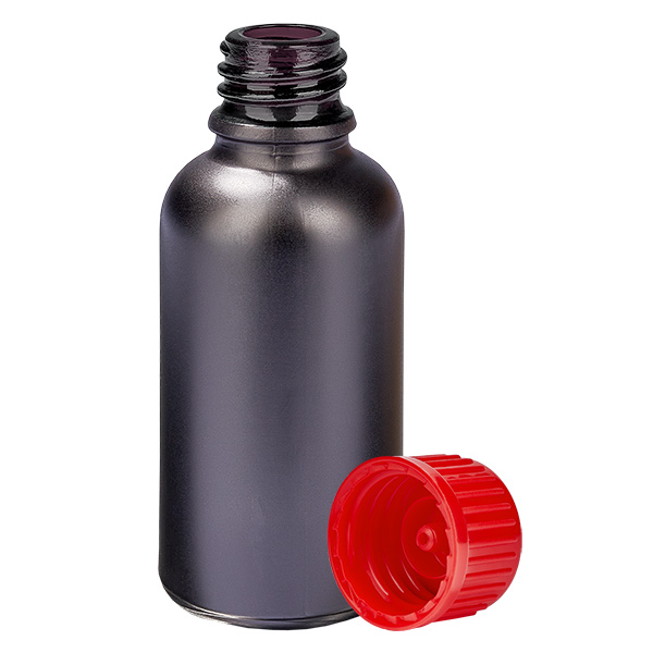 Flacon de 30ml 11mm SV rouge STD BlackLine UT18/30 Flacon de 30ml 11mm SV rouge STD BlackLine UT18/30