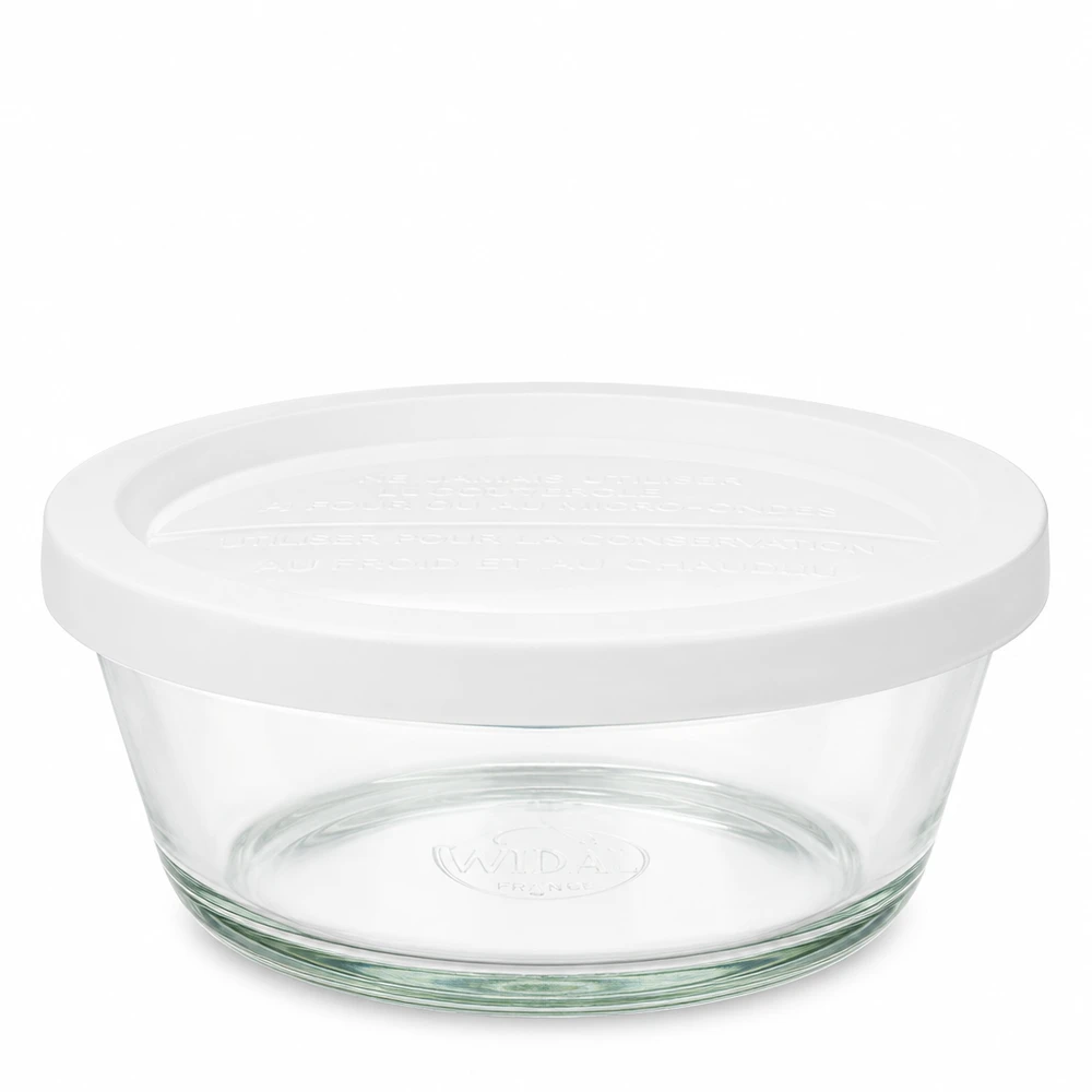 300ml bocal gourmet avec couvercle fraîcheur WECK RR120 300ml WECK Bocal Gourmet RR120 avec couvercle blanc en verre transparent pour conserver la fraîcheur