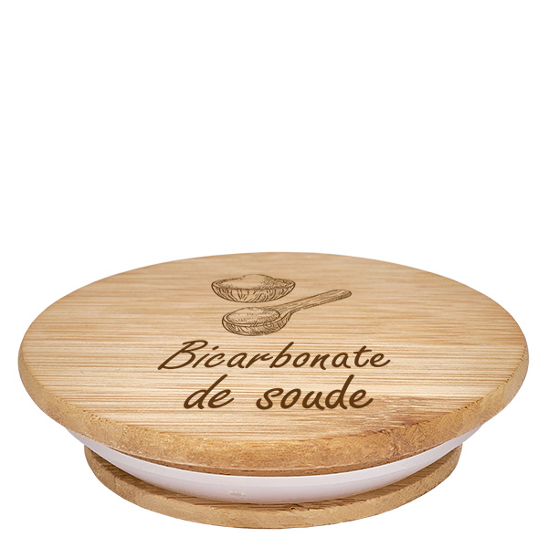 Paire en bois « bicarbonate de soude » pour WECK RR60
