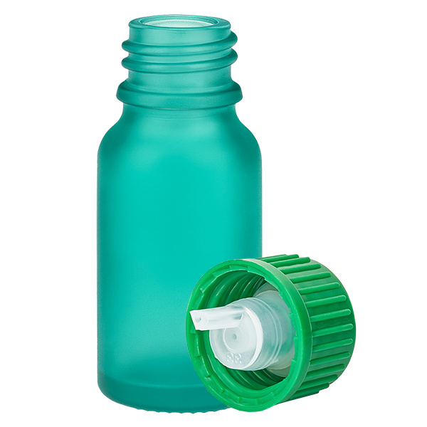 10ml Flacon compte-goutte 0.8mm vert STD GreenLine UT18/10 10ml Flacon compte-goutte 0.8mm vert STD GreenLine UT18/10