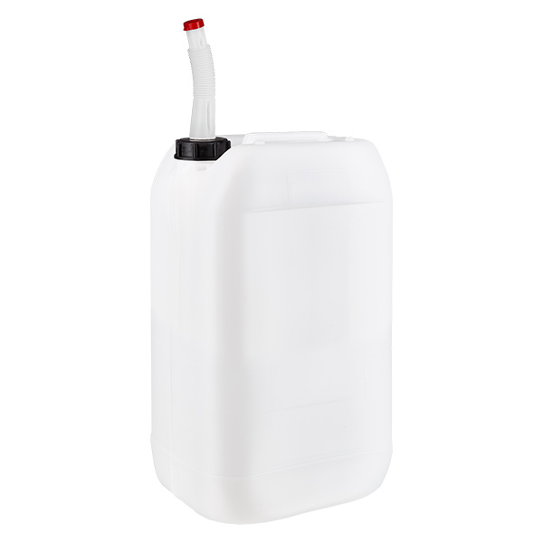 Bidon 15 litres avec tuyau d'écoulement Flex Bidon 15 litres avec tuyau d'écoulement Flex