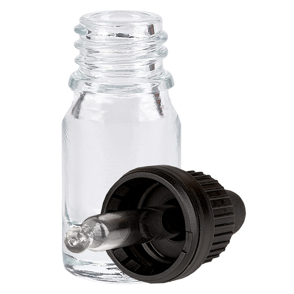 Flacon à pipette 5ml noir OV ClearLine UT18/5 Flacon à pipette 5ml noir OV ClearLine UT18/5