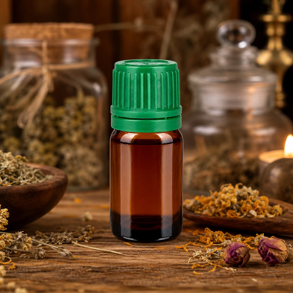 BrownLine Flacon de 5ml avec bouchon d'inviolabilité vert pour applications professionnelles