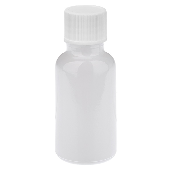 Flacon 20 ml avec bouchon à vis 11 mm blanc Standard WhiteLine UT18/20 Flacon 20 ml avec bouchon à vis 11 mm blanc Standard WhiteLine UT18/20