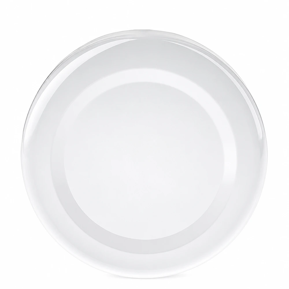 Couvercle BasicSeal 48 mm blanc (TO48) UNiTWIST Couvercle blanc rond à visser « Twist-Off » 48 mm BasicSeal TO48 – Photo du produit vue de dessus