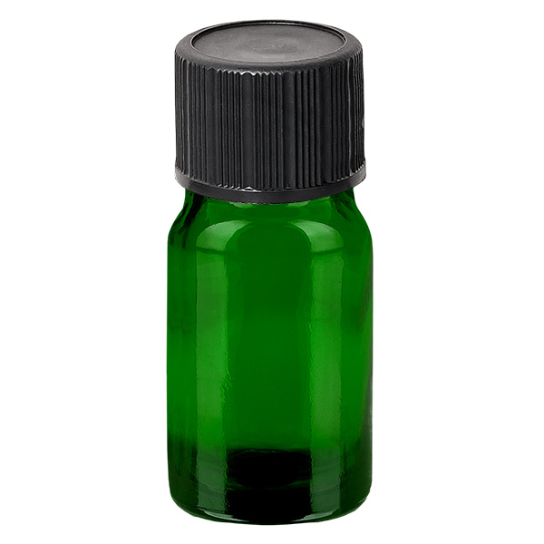 Flacon compte-goutte 5ml 1mm noir STD GreenLine UT18/5