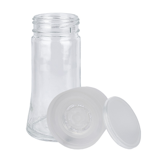 Pot à sel/épices 95 ml avec moulin Vario blanc Pot à sel/épices 95 ml avec moulin Vario blanc