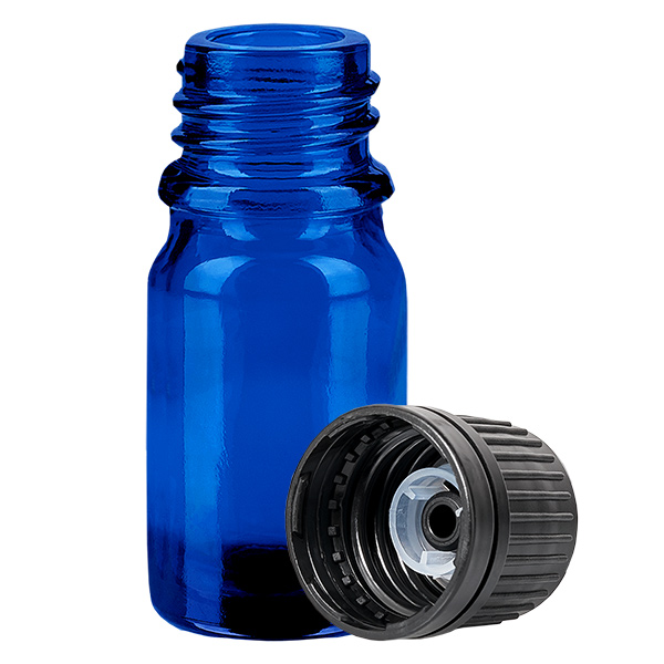 Flacon 5ml (globule) 8mm GR s. STD BlueLine UT18/5