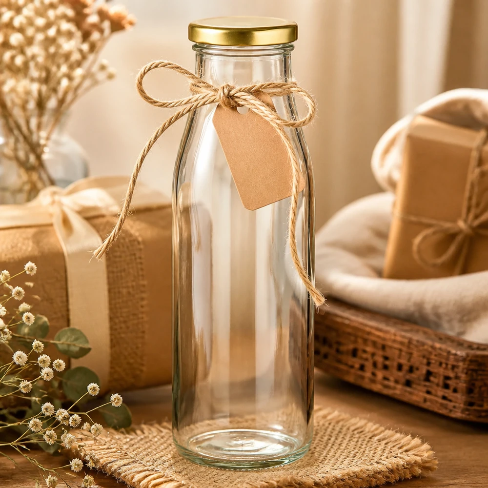500ml Bouteille avec couvercle BasicSeal or UNiTWIST