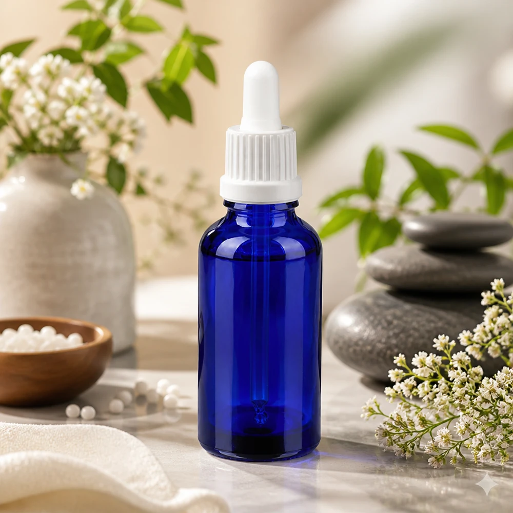 Flacon à pipette 30ml blanc OV BlueLine UT18/30 BlueLine UT18 Bouteille à pipette 30ml avec bouchon blanc ergonomique pour une manipulation facile