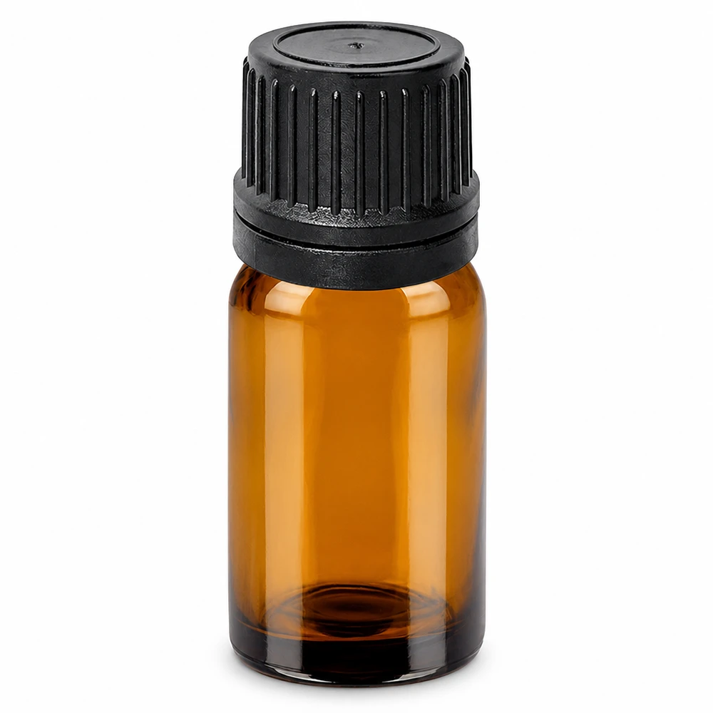 10ml flacon de gouttes. 1mm noir OV BrownLine UT18/10 Flacon de pharmacie 10ml brun avec bouchon compte-gouttes pour l'aromathérapie et la cosmétique