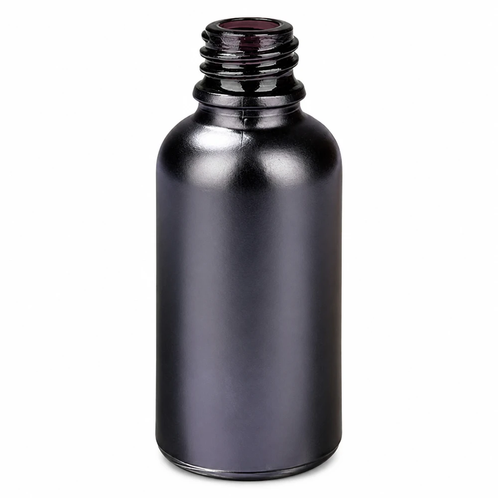 Flacon à pharmacie 30ml BlackLine UT18/30 UNiTWIST Bouteille de verre BlackLine 30ml de haute qualité en verre violet foncé pour une protection optimale contre la lumière