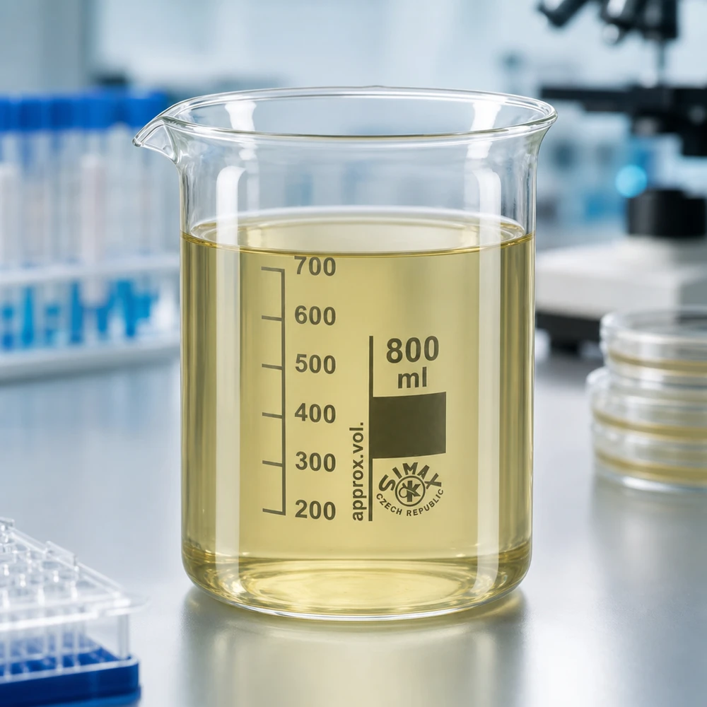 Bécher 800ml en verre borosilicate résistant à la chaleur (forme basse) Bécher de laboratoire professionnel 800ml en verre borosilicaté résistant aux produits chimiques pour les applications scientifiques