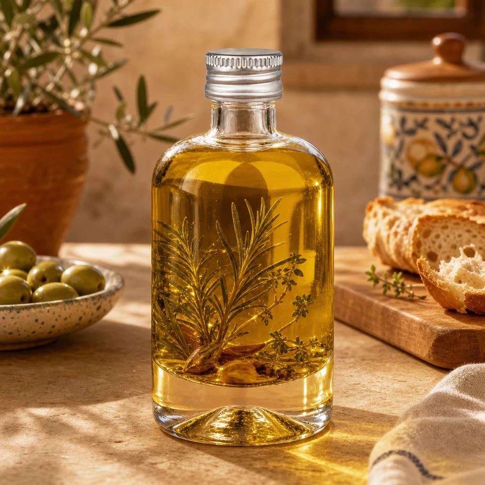 Flacon en verre 40 ml « Sara » avec bouchon à vis argenté UNiTWIST®