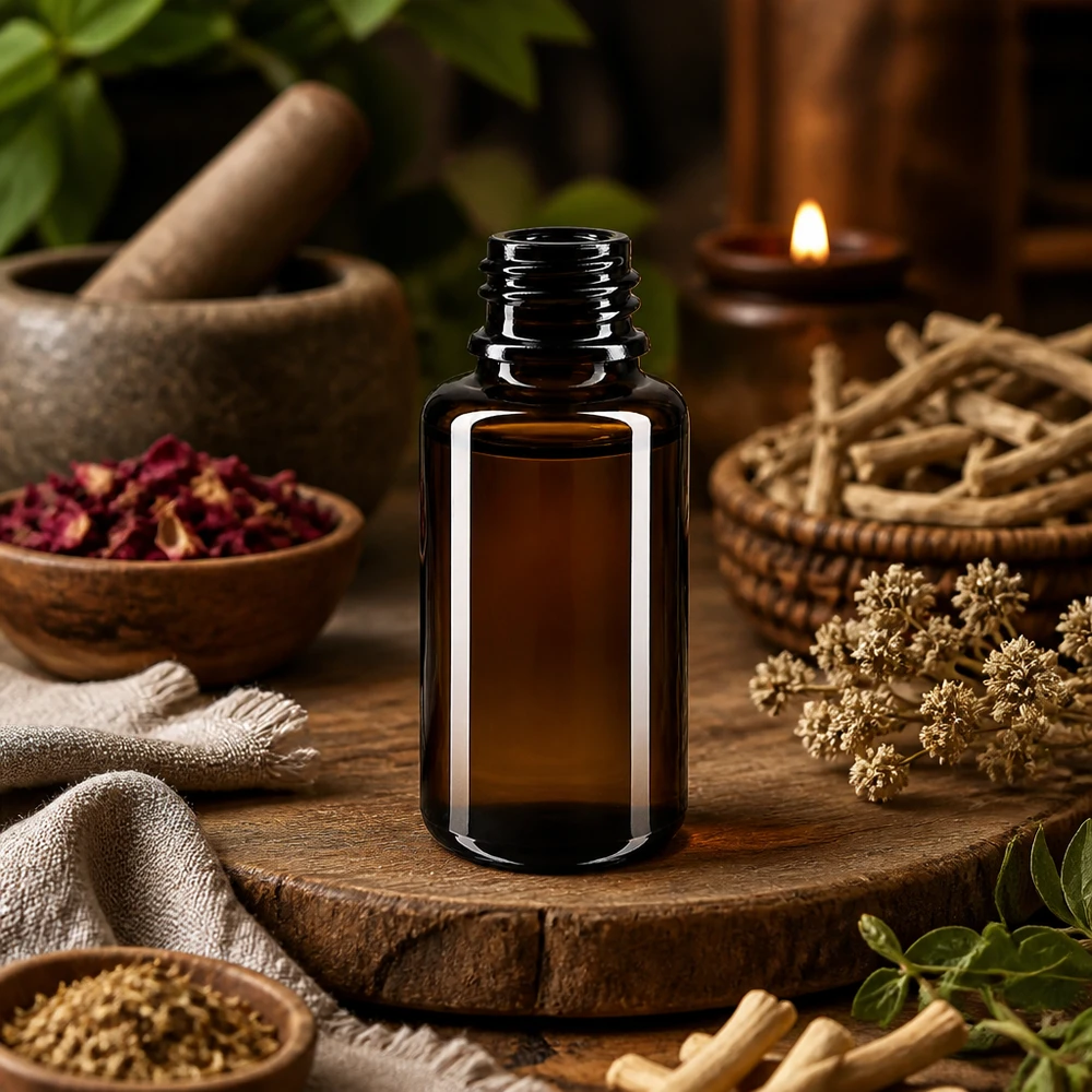 Flacon en verre violet 20 ml DIN18 (verre Miron) Flacon compte-gouttes en verre violet de 20ml avec bouchon hygiénique pour une conservation stérile