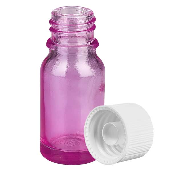 Bouteille 10ml 11mm bouchon à vis blanc standard PurpleLine UT18/10