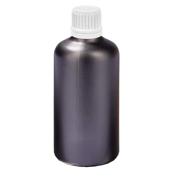 Flacon 100ml 11mm SV blanc OV BlackLine UT18/100 Flacon 100ml 11mm SV blanc OV BlackLine UT18/100