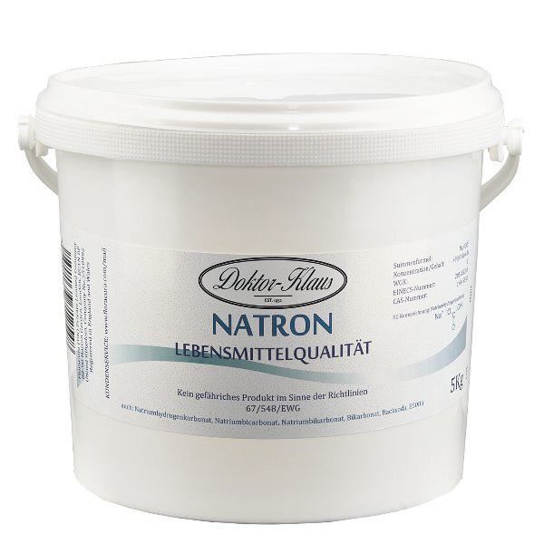 Bicarbonate de soude Doktor Klaus, seau de 5 kg, apte à l’utilisation alimentaire