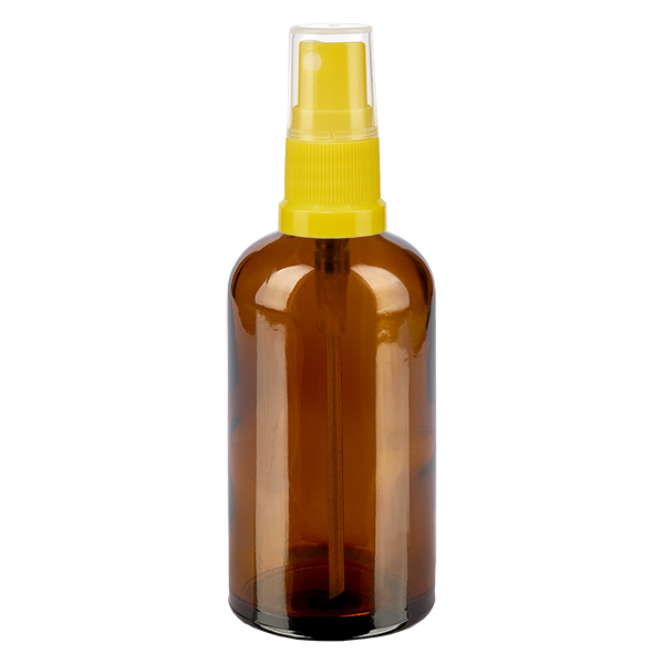 Vaporisateur 100ml jaune/tr. STD BrownLine UT18/100