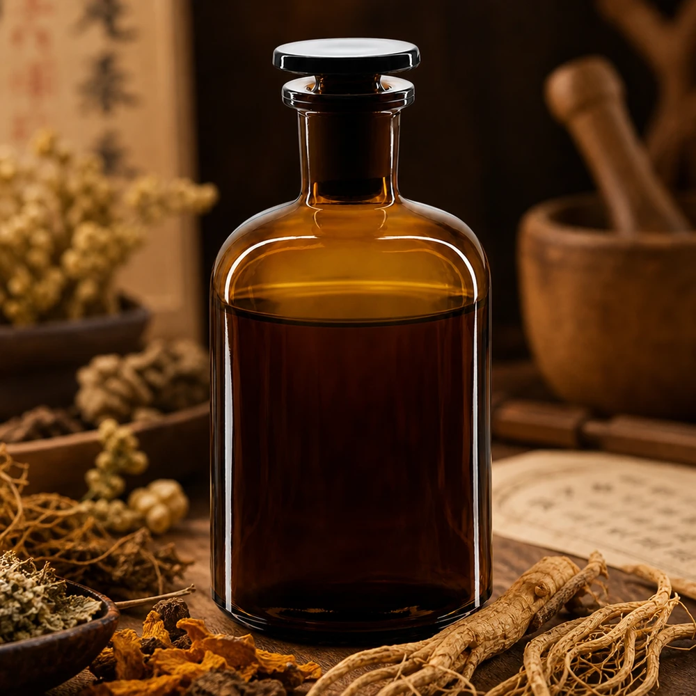 Flacon pharmaceutique 250 ml col étroit en verre ambré + bouchon Flacon pharmaceutique à épaulement arrondi, 250 ml, marron, avec bouchon en verre, fermeture hermétique, col étroit
