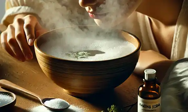 Bain de vapeur DIY pour le visage au bicarbonate de soude