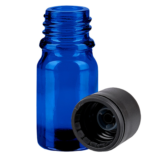 Flacon 5ml 11mm SV noir OV BlueLine UT18/5