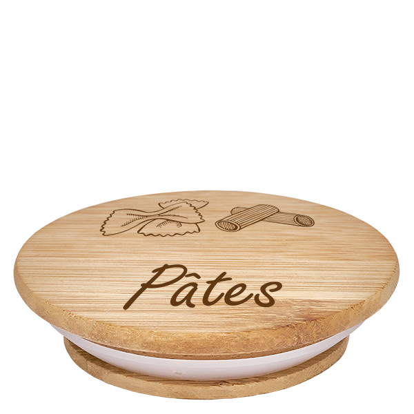Paire en bois « Pâtes » pour WECK RR100
