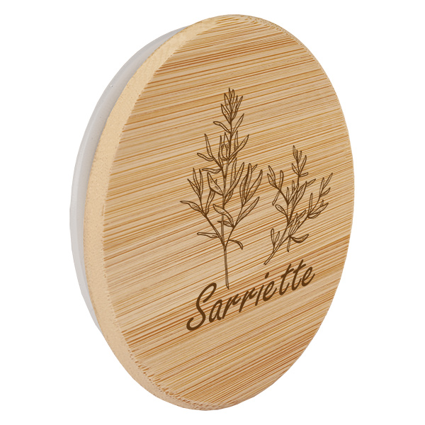 Bouchon en bois « sarriette » pour WECK RR60