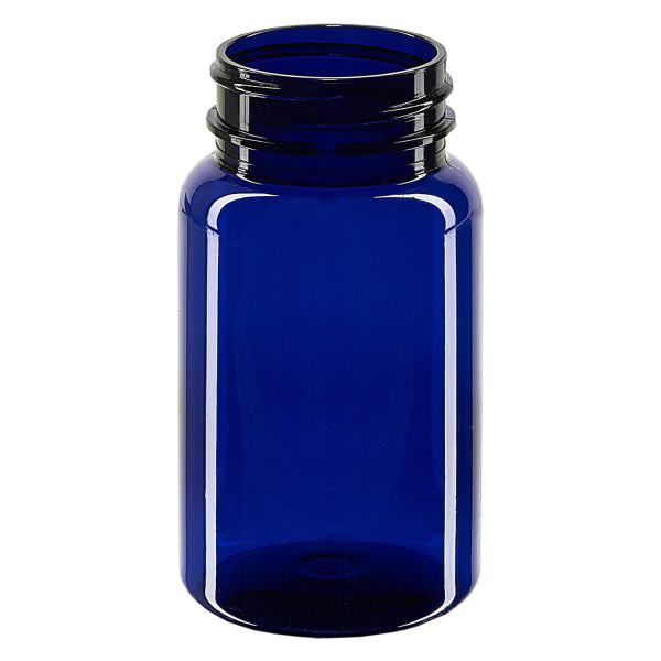 Pot Petpacker bleu cobalt 100 ml, goulot 38 mm sans couvercle Pot Petpacker bleu cobalt 100 ml, goulot 38 mm sans couvercle