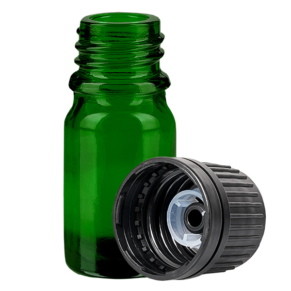 Flacon 5ml (globule) 8mm GR s. OV GreenLine UT18/5