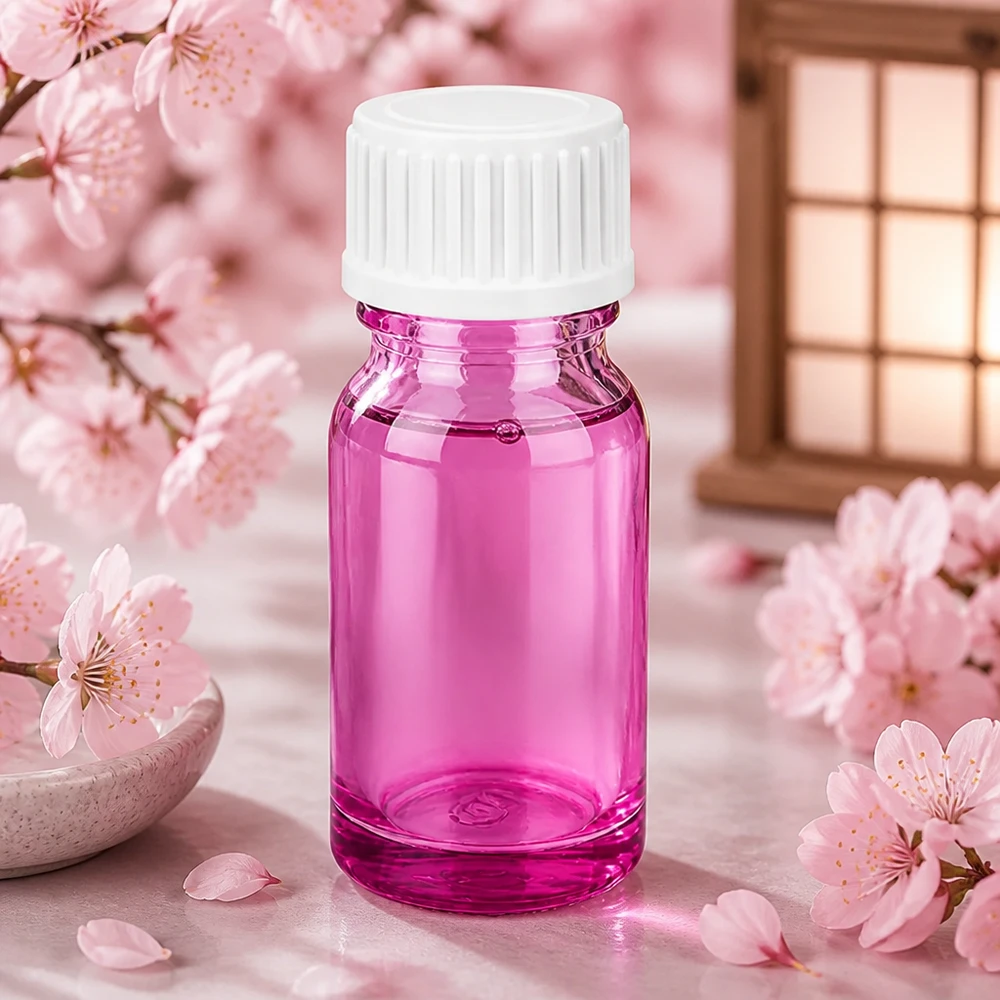 Flacon de 10ml (globules). Bague de coulée 3mm blanc standard PurpleLine. UT18/10 Elégant flacon en verre violet de 10ml avec bouchon pratique pour le DIY cosmétique naturel