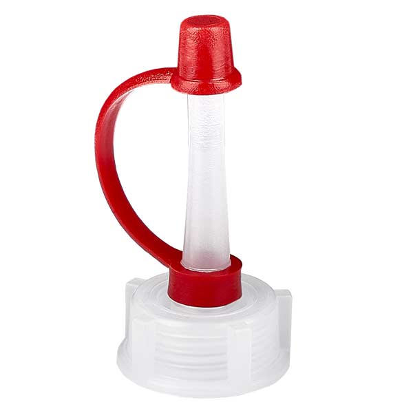 Bouchon compte-gouttes pour flacon de laboratoire à col étroit 10-30ml