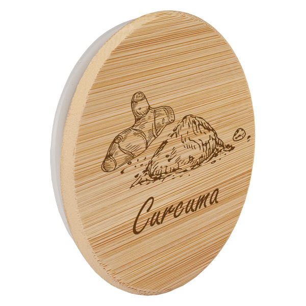 Paire en bois « Curcuma » pour WECK RR60