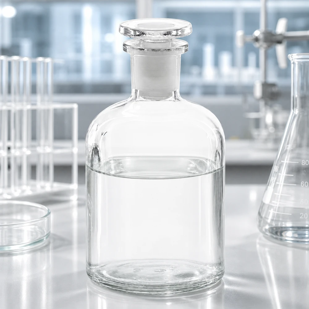Flacon pharmaceutique 250 ml col étroit en verre clair + bouchon Petite bouteille en verre de 250 ml à col étroit avec bouchon, pour échantillons, réactifs et produits chimiques de laboratoire