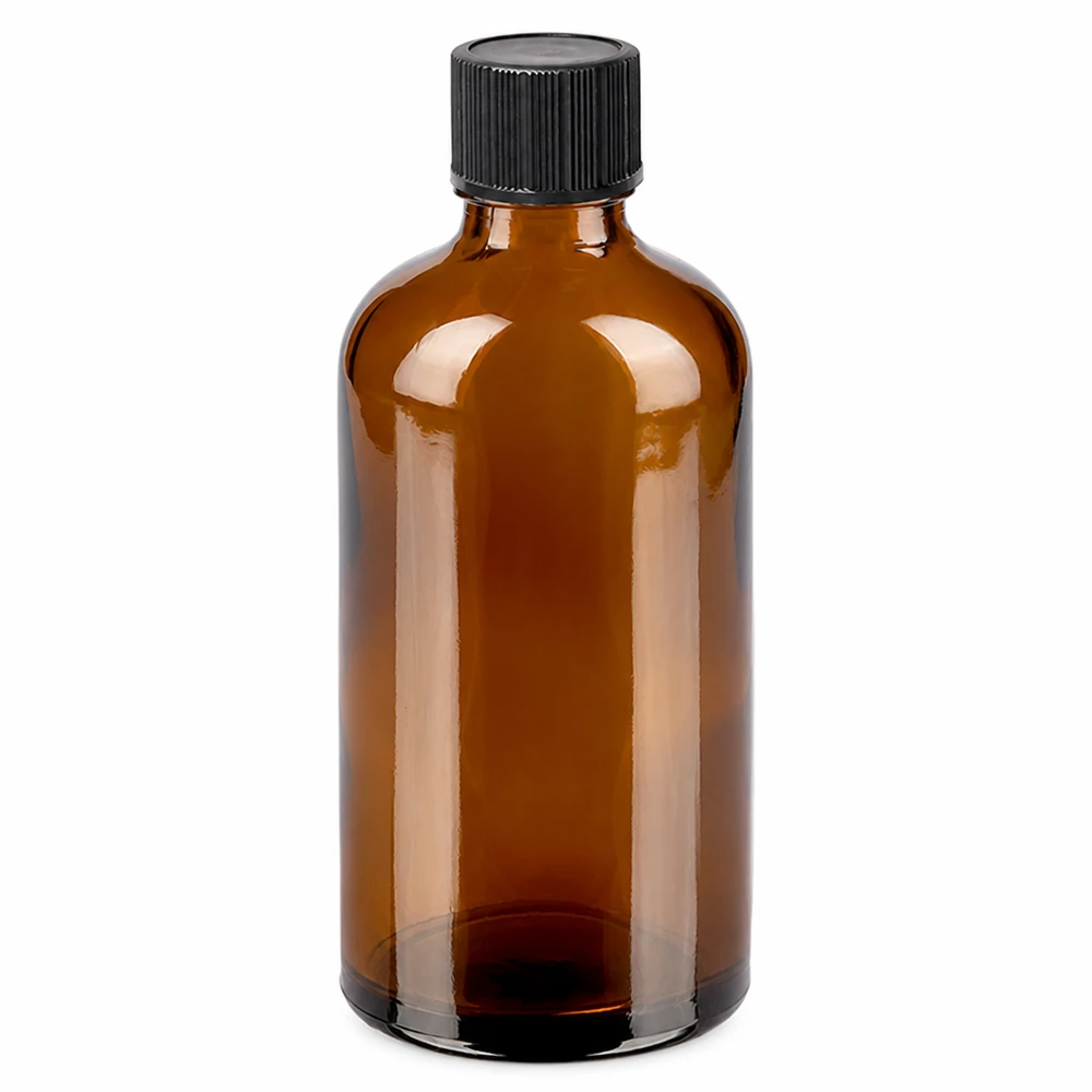100ml compte-gouttes. 1mm noir STD BrownLine UT18/100 Petite bouteille de pharmacie 100ml brune avec compte-gouttes pour médicaments liquides