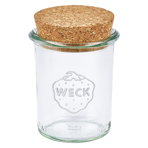 160ml bocal conique WECK RR60 avec bouchon nature