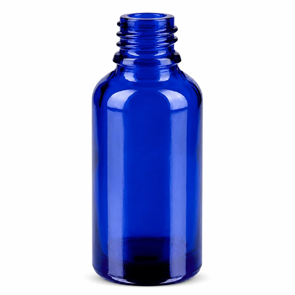 Flacon de 30ml 11mm SV rouge STD BlueLine UT18/30 Flacon en verre bleu de 30 ml de haute qualité avec bouchon SV pour les applications professionnelles