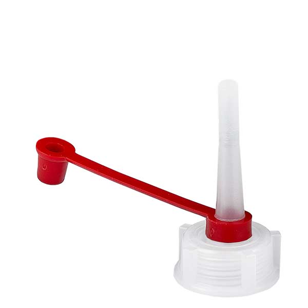 Bouchon compte-gouttes pour flacon de laboratoire à col étroit 10-30ml