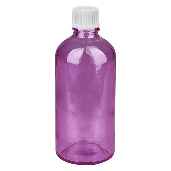 Flacon compte-gouttes 100ml 0.9mm blanc standard PurpleLine UT18/100
